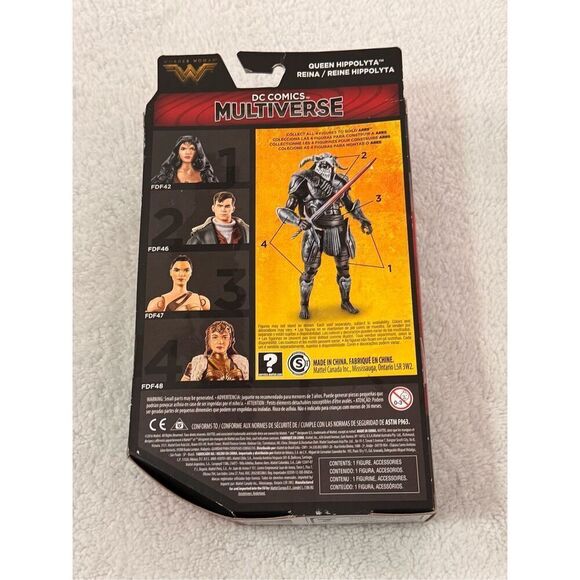 Mattel DC Comics Multiverse Wonder Woman Queen Hippolyta Figure, 6" - Picture 6 of 6